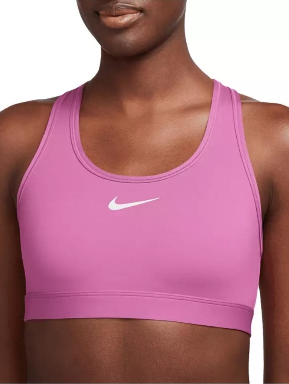 Nike Dri-FIT Racerback Padded Sports Bra in Playful Pink, NWT